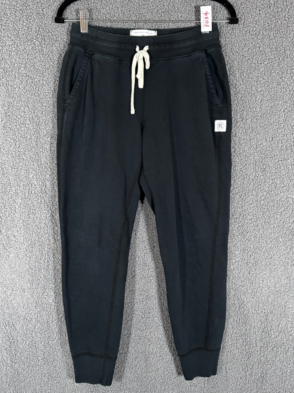 Reigning Champ Terry Cotton Joggers Sweatpants - Men's Size S - Faded black
